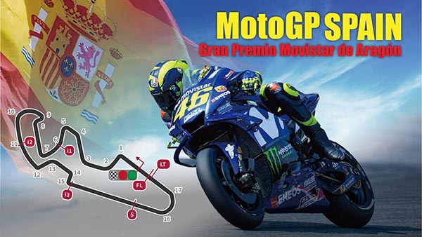 2018 motogp 西班牙aragon站 转播时间