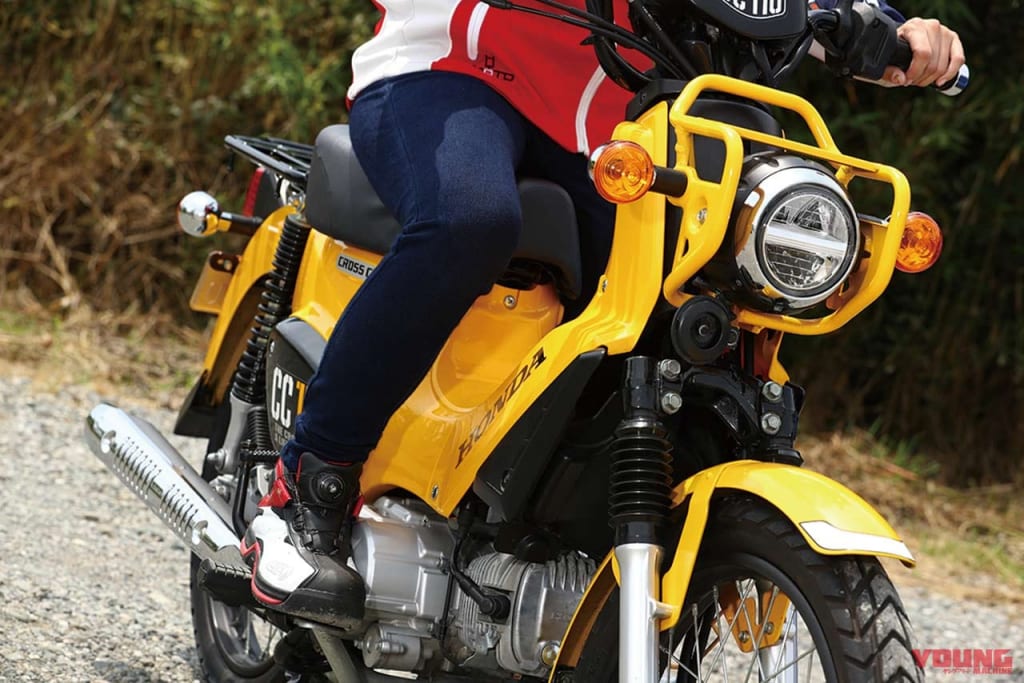 honda cross cub 日本妹子评测:纯粹骑乘乐趣