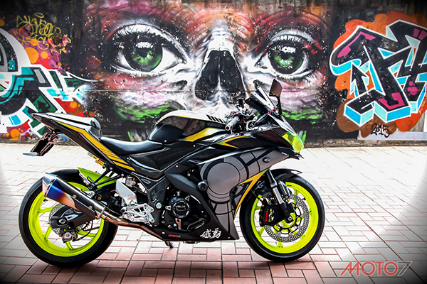 改装车库:yamaha yzf-r3 by 正宇车业