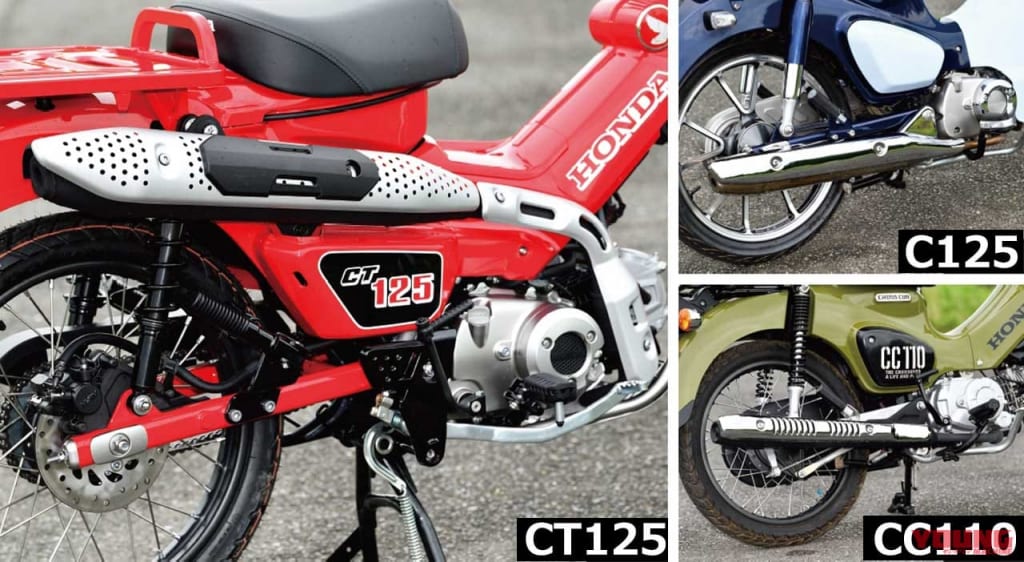 HONDA「CT125／C125／C110」比較特輯｜配備篇